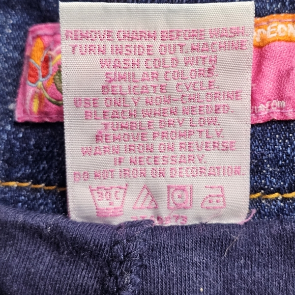 Nickelodeon Zoey 101 Denim Patchwork Mini Skirt euc - Picture 9 of 13